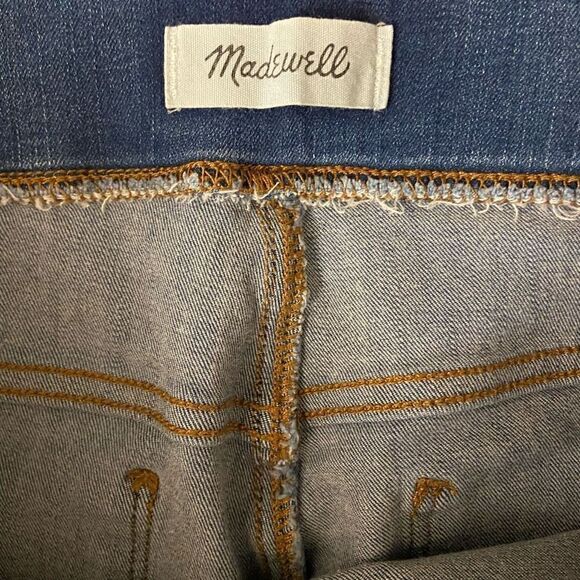 Madewell Pull On Skinny Jeans Elastic Waist High Rise Medium Wash Size 31 - Picture 3 of 6